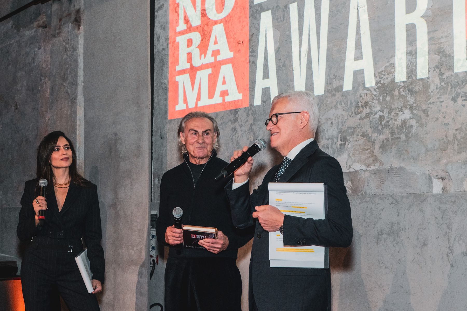 Premiazione al Panorama Impact Award di Milano